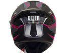 Casco Integrale per Scooter Visiera Lunga CGM Mach 2 316G Fucsia Fluo Opaco Varie Misure