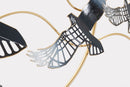 Pannello Bird 91x7x50 cm in Ferro Multicolor      