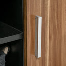 Mobile TV 105x40x55 cm per TV fino a 45 Nero e Marrone