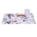 Tovaglietta Double Face 48x33 cm  in Poliestere VdE Tivoli 1996 Face to grey