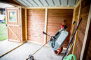 Casetta Box da Giardino 3,16x2,4 m Senza Pavimento in Legno Picea Massello 19mm Tetto in Acciaio Therma