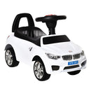 Auto Macchina Cavalcabile per Bambini Clacson e Musica Bianca  