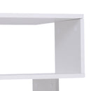Tavolino da Caffè 2 Ripiani Design Moderno Legno Bianco 40x40x43 cm 