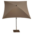 Ombrellone da Giardino 200x200 cm Palo Ø27 mm in Acciaio Maffei Kronos Tortora