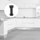 Piedino Regolabile con Base Pre-Assemblata per Mobile 118-135 mm Plastica Nero 40 Pezzi Emuca