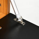 Mobile TV Sospeso 160x35x30 cm in Truciolato Marrone e Nero