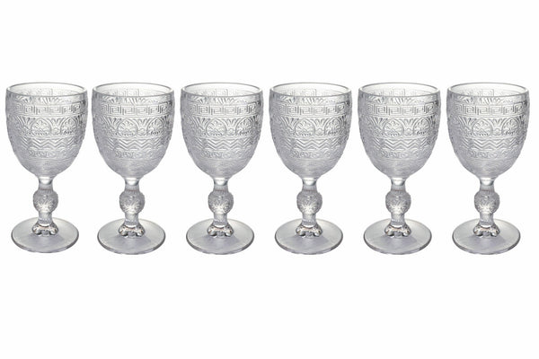 prezzo Set 6 Calici in Vetro 235 ml Villa d'Este Home Tivoli Mexico