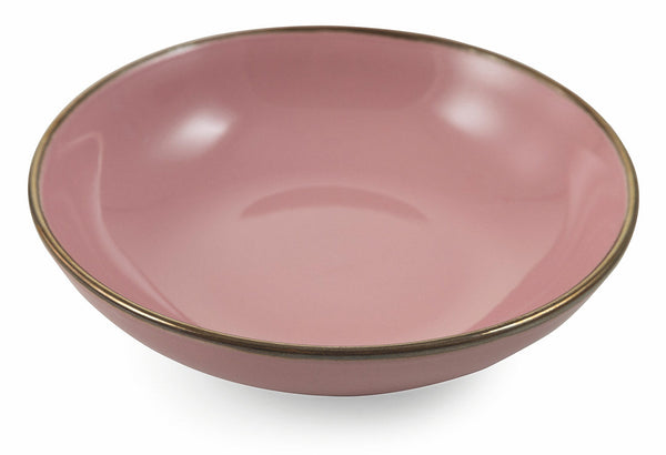 prezzo Set 6 Piatti Fondi Ø20x5 cm in Gres Villa d'Este Home Tivoli Royal Passion Rosa