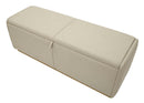 Panca con Contenitore Bauty 130x45x45 cm in Pino e MDF e Metallo      