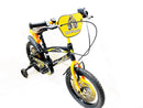 Bicicletta per Bambino 16" 2 Freni con Borraccia e Scudetto Frontale Nera