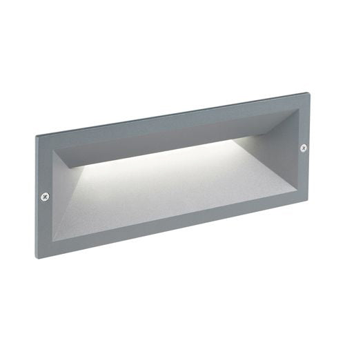 prezzo Faretto Segnapassi a Incasso da Esterno a LED 12W da Parete Sovil Mask Grigio