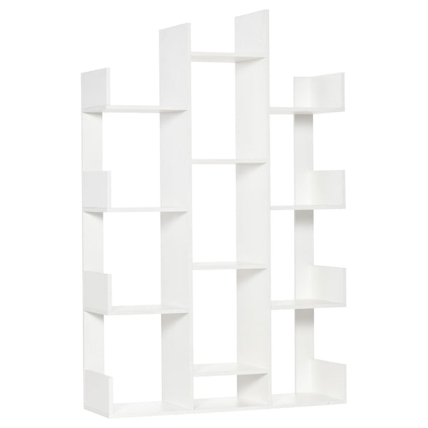 online Libreria ad Albero 96x30x150 cm 13 Ripiani Bianco