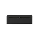 Mensola da Parete 1 Cassetto 45x13,4x20 cm in Fibra di Legno Lego Nero