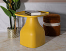 Tavolinetto Gea Giallo 48x48x50 cm in Polipropilene Giallo      