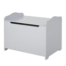 Cassapanca Baule Portagiochi 60x40x48 cm in MDF Grigio
