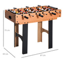 Tavolo Multi Gioco 4 in 1 Calcio Balilla Hockey Ping Pong e Biliardo in Legno MDF 87x43x73 cm 