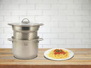 Pentola in Acciaio con Scolapasta Ø24cm Soriani Pastaiola