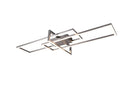 Plafoniera da Interno a Led in Metallo Nickel Opaco