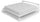 Topper Trapuntato Imbottito con Elastici Grigio Chiaro Varie Misure