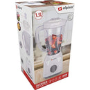 Frullatore 1,5L Potenza 400W con 2 Velocità Lame in Acciaio Inox Resistente Bianco      