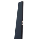 Appendiabiti da Ingresso a 3 Ripiani 4 Ganci in Legno Nero 67x38.5x196 cm 