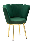 Poltrona Mindy Verde 70x63x83 cm in Legno e Ferro 
