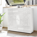 Mobile 121x42x111 cm 2 ante Jasna bianco