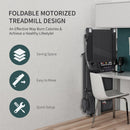 Tapis Roulant Motorizzato Pieghevole 14Km/h 750W 5 Programmi Nero