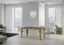 Tavolo Allungabile 160-420x90x77 cm Flame Evolution Cemento