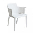 Poltrona Cathy 60x58x76,5 cm  in Polipropilene Bianco