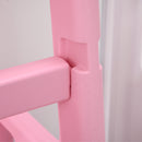 Scaletta per Bambini 3 Livelli 47x47x90 cm in HDPE Rosa