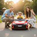 Macchina Elettrica per Bambini 12V Licenza Ufficiale Audi RS E-Tron GT con Telecomando Rosso