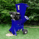 Cippatrice Trituratore per Rami 64x88x134 cm in Acciaio Blu  