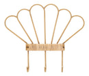 Appendiabiti Panama 3 Ganci 37,5x5x32,5 cm in Ferro e Plastica