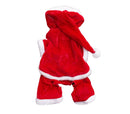 Vestito Babbo Natale per Cani in Poliestere Rosso