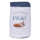 Sacchetto Pane 13,5x25 cm 100% Cotone VdE Tivoli 1996 Le Travisate Bianco