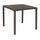 Tavolo Manchester Impilabile 80x80x73h cm in Acciaio Taupe