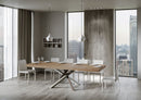 Tavolo Allungabile 140-400x90x77 cm Volantis Premium Quercia Natura Telaio 4C 