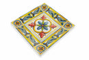 Set 6 Piatti Quadrati in Porcellana 30x30 cm Villa d'Este Home Tivoli Costiera