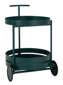 Carrello Saturno Ottanio 40x49,5x61 cm in Metallo Verde acqua      