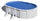 Piscina Ovale Fuori Terra 610x375xh132 cm in Acciaio e PVC Gre Atlantis