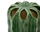 Vaso Cactus Tall Ø11,5x23,5 cm in Ceramica Verde      