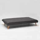 Divano Letto 178x82x70 cm in Tessuto Grigio Scuro