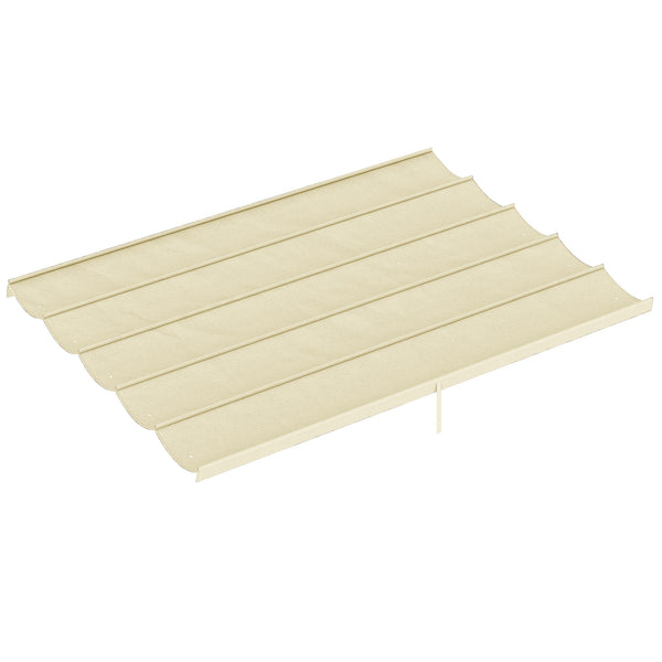 Tetto di Ricambio per Pergola Gazebo da Giardino 300x400 cm in Poliestere Crema prezzo