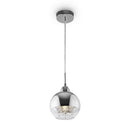 Lampada pendente Pendant in Metallo Iceberg Nickel