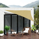 Tenda Vela da Giardino Triangolare 3x3x3m in HDPE Sabbia 