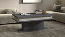 Tavolino Soggiorno 100x55x42 cm Little Big con LED Report Grigio  