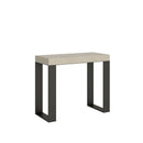 Consolle Allungabile 90-300x40x77 cm Tecno Cashmere Telaio Antracite 