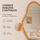 Specchio Asimmetrico da Parete 46x60 cm Cornice in Legno Quercia     