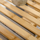 Scaffale 4 Ripiani 62x33x112 cm in Bambù Naturale